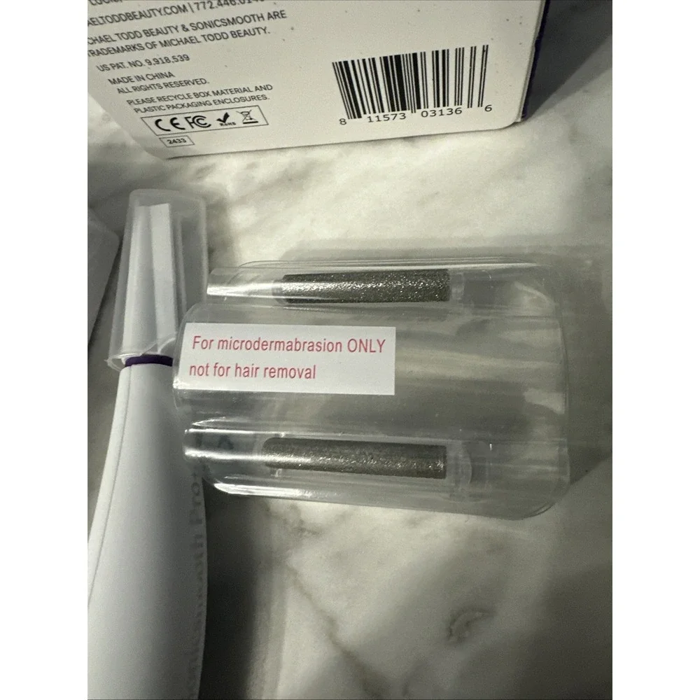 Michael Todd Sonicsmooth Pro+ Sonic Dermaplaning and Facial Hair/Open Box/NEW